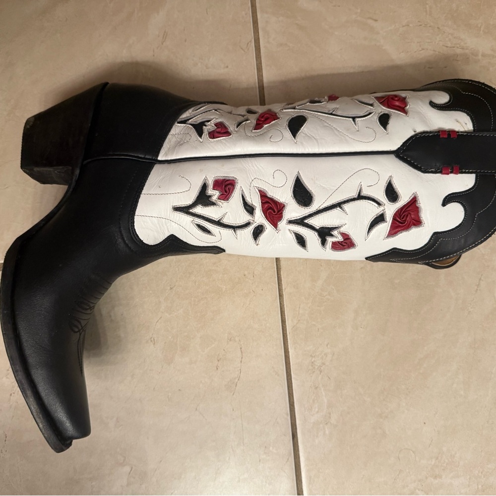 Idyllwind Women’s Rosey Black Western Boots- snip toe - Picture 8 of 12
